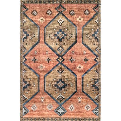 nuLOOM Judy Traditional Persian Polyester Area Rug, Machine Washable