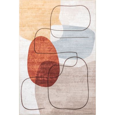 nuLOOM Suvi Abstract Indoor/Outdoor Machine Washable Area Rug