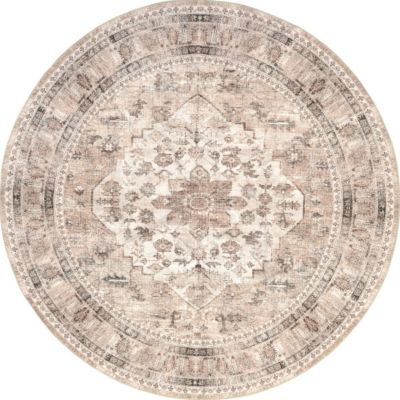 nuLOOM Davi Faded Stain-Resistant Machine Washable Area Rug