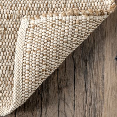 Image showing  Elfriede Farmhouse Jute Blend Area Rug