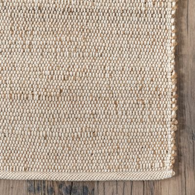 Image showing  Elfriede Farmhouse Jute Blend Area Rug
