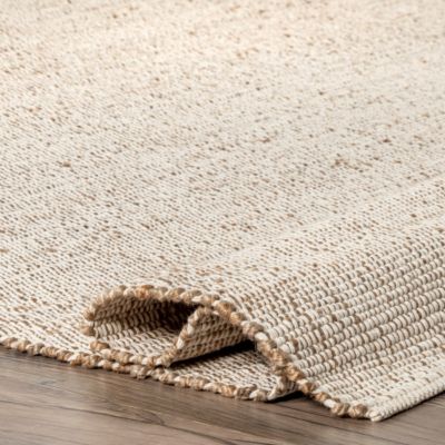 Image showing 5 th nuLOOM Elfriede Farmhouse Jute Blend Area Rug