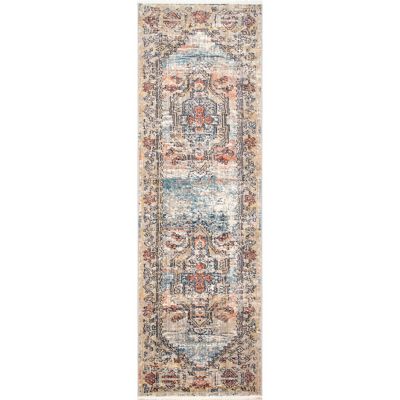 nuLOOM Marley Traditional Medallion Fringe Area Rug