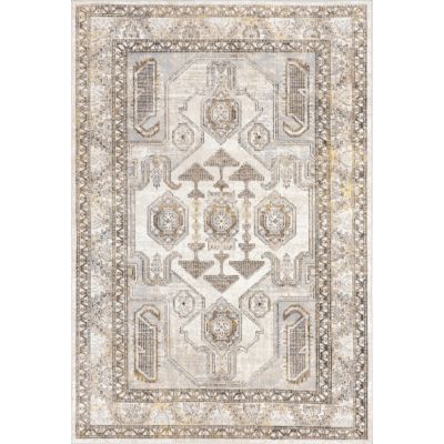 nuLOOM Alisha Traditional Perisan Machine Washable Area Rug