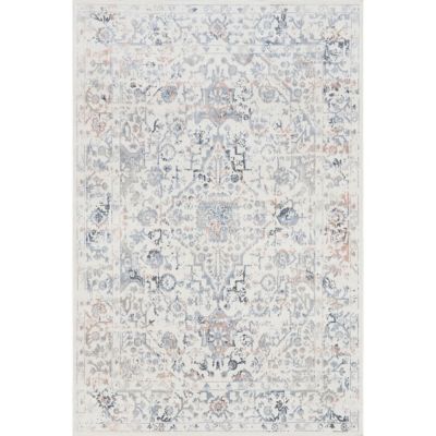nuLOOM Everlee Faded Persian Machine Washable Area Rug
