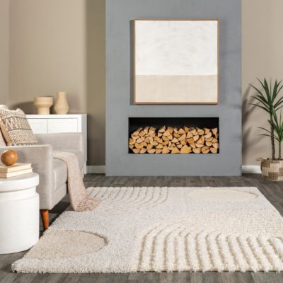 Image showing 8 th nuLOOM Gloria Abstract Shag Area Rug