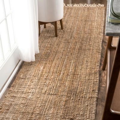 Image showing  Raleigh Farmhouse Jute Tasseled Area Rug