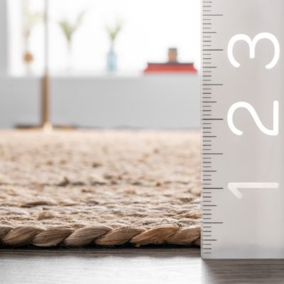 Image showing  Rigo Hand Woven Farmhouse Jute Area Rug