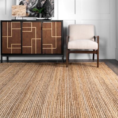 Image showing 7 th nuLOOM Rigo Hand Woven Farmhouse Jute Area Rug