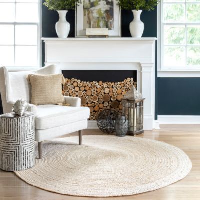 Image showing  Rigo Hand Woven Farmhouse Jute Area Rug
