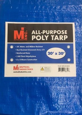 Mutual Industries All-Purpose Poly Tarp 20 ft. x 30 ft.