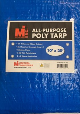Mutual Industries All-Purpose Poly Tarp 10 ft. x 20 ft.