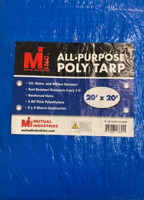 Mutual Industries All-Purpose Poly Tarp 20 ft. x 20 ft.