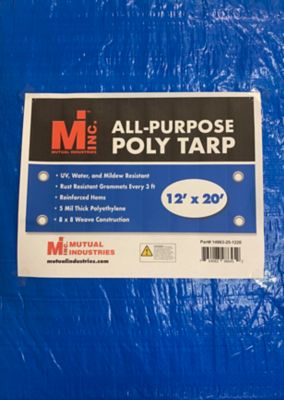 Mutual Industries All-Purpose Poly Tarp 12 ft. x 20 ft.