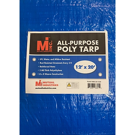 Mutual Industries All-Purpose Poly Tarp 12 ft. x 20 ft.