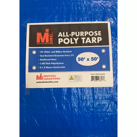 Mutual Industries 50 ft x 50 ft All Purpose Polyethylene Tarp Tarps