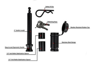 Image showing  5/8 in. BulletProof Locking Pin Black Ops Edition