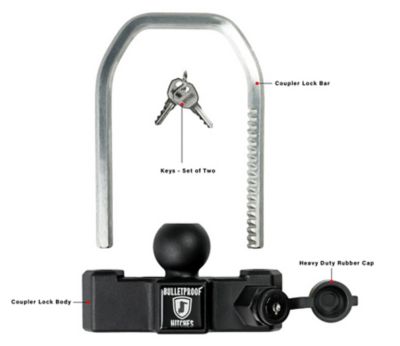 Image showing  BulletProof Medium Duty Coupler Lock