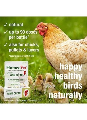 Image showing 5 th HomeoVet Avian Worm Clear for Poultry and Pet Birds, 90 ct.