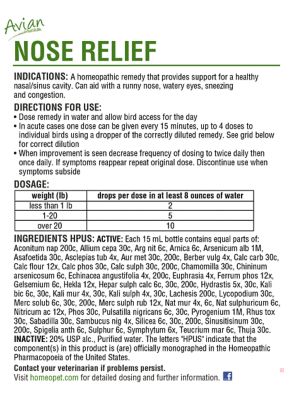 Image showing  Avian Nose Relief Medicine, 0.5 oz.