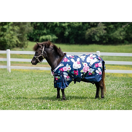 TuffRider Standard Neck 1200D Mini Turnout Blanket Medium Weight 200 gms  Two Tone Print at Tractor Supply Co.