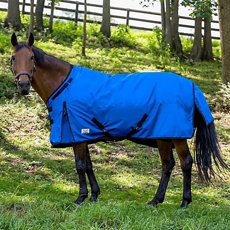 TuffRider Comfy Fit Heavy Weight Standard Neck Turnout Blanket w/Adjustable neck opening 1200D 300gms
