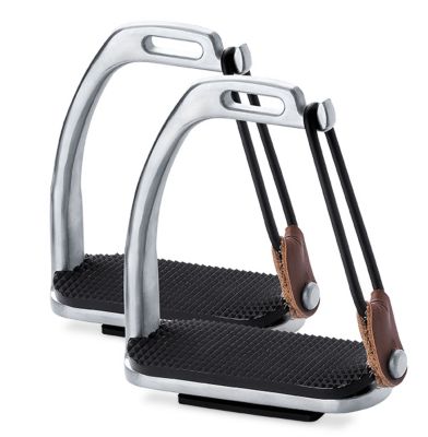 TuffRider Stainless Steel Peacock Safety Stirrups