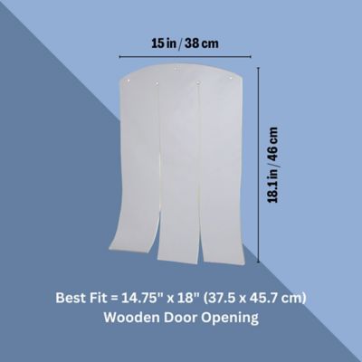 Image showing  natura Vinyl Dog Door Flap, Fits 15 x 18.1 in. Dog House Opening, Replacement Doggie Door Curtain Flap