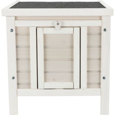 Image showing 11 th TRIXIE 1-Story Weatherproof Outdoor Wooden Cat House with Hinged Roof, Small