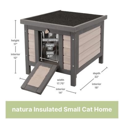 Image showing 6 th TRIXIE Weatherproof Insulated Outdoor Wooden Cat House, Small