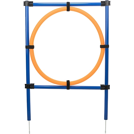 TRIXIE Dog Agility Ring, Portable Dog Hoop, Obstacle Course Equipment, Obedience Training