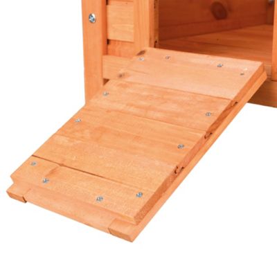 Image showing 7 th TRIXIE Outdoor Wooden Small Animal Home with Hinged Roof and Raised Floor for Rabbits