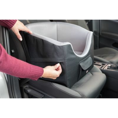 Image showing  Pet Booster Seat, Dog Car Seat, Dog Console Seat Ideal for Small Dogs and Cats, Travel Cat Bed, Black