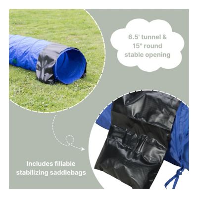 Image showing  Dog Agility Tunnel 6.5 ft., Portable Dog Training Tunnel, Obedience, Exercise Equipment