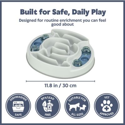 Image showing  Slide & Feed Strategy Game, Beginner Dog Puzzle Toy, Level 1 Activity, Treat Puzzle, Enrichment, Slow Feeder