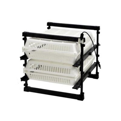 Image showing  60 Eggs Conturn Automatic Turner and Hatching Basket Set for Incubators