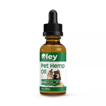 Oley Hemp Oil Tincture for Dogs and Cats Great for Anxiety Appetite Hip and Joint Support 1 oz. Dog Hip & Joint Care