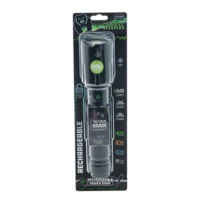 Image showing  10,000-Lumen Kiran Tactical Flashlight