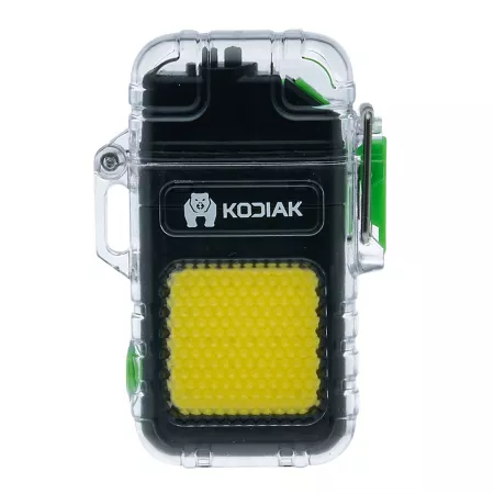 Kodiak Mini Rechargeable Plasma Lighter with COB LED Work Light Flashlights