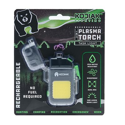 Image showing  Mini Rechargeable Plasma Lighter with COB LED Task Light