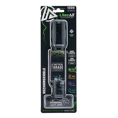 Image showing  1000 Lumen Rechargeable Tactical Flashlight