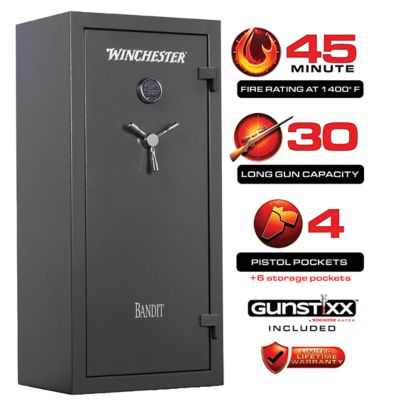 Winchester Safes 30 Long Gun + 4 Handgun 19.4 cu. ft. Electronic Lock Gun Safe, 45 Min. Fire Rating, UL Listed