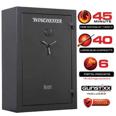 Winchester Safes 40 Long Gun + 6 Handgun 30.5 cu. ft. Electronic Lock Gun Safe, 45 Min Fire Rating, UL Listed