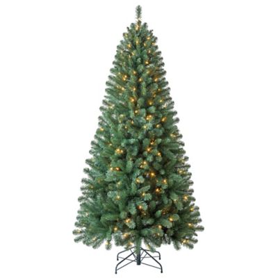 Red Shed 6.5 ft. Sausalito Pine Needle Artificial Christmas Tree with Clear Lights