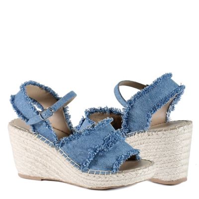Diba True Women's Grants Ville Demin Wedge Sandal