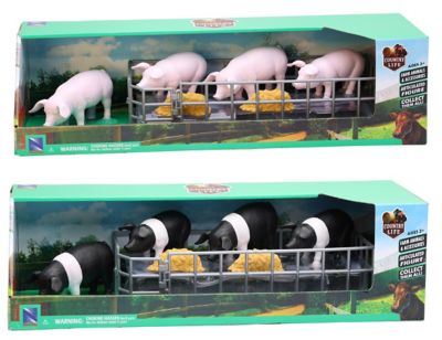 Country Life 1:18 Pig Feeding Set