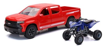 Chevrolet-Yamaha 1:14 Chevrolet 1500 HD Pick Up with ATV Set