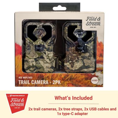 Image showing 9 th Field & Stream 48 MP Trail Cameras, 2 pk.