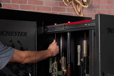 Image showing 7 th Winchester Safes 40 Long Gun Defender Double Door 50 cu. ft. UL Listed Electronic Gun Safe, 75 Minute Fire Rating