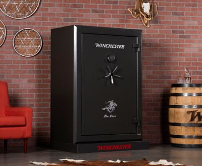 Image showing 6 th Winchester Safes 46 Long Gun/8 Pistol Pockets, 90-minute Fire Protection & UL Listed Electronic Lock, Features GunStiXX, Slate